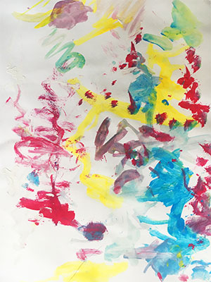 Abstract of little girl #7