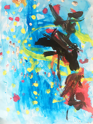 Abstract of little girl #8