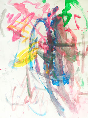 Abstract of little girl #9