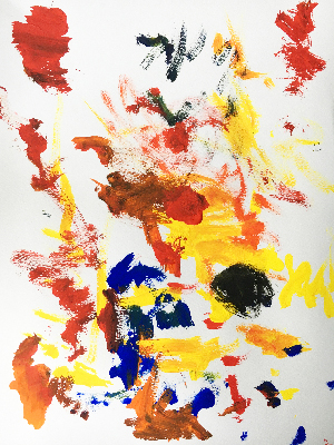 Abstract of little girl #16