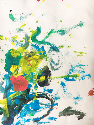 Abstract of little girl #17