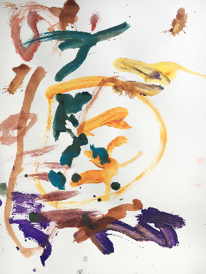 Abstract of little girl #29