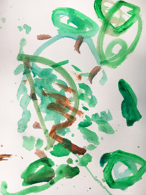 Abstract of little girl #32