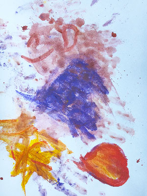 Abstract of little girl #87