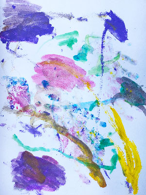 Abstract of little girl #88