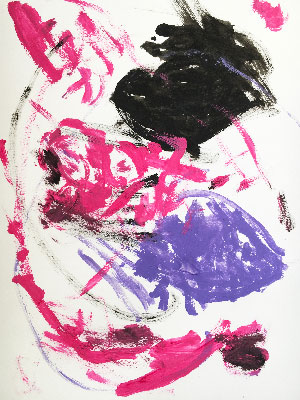 Abstract of little girl #93