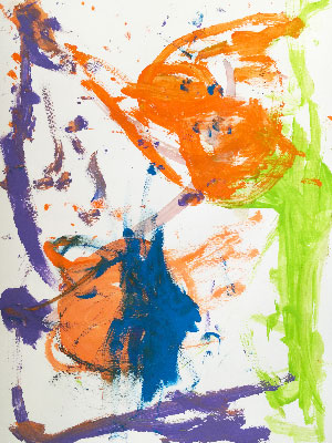 Abstract of little girl #94