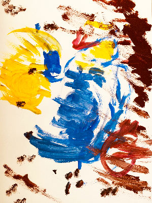 Abstract of little girl #95