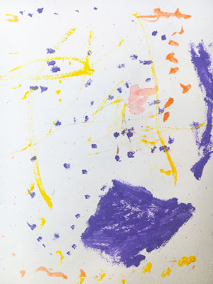 Abstract of little girl #98